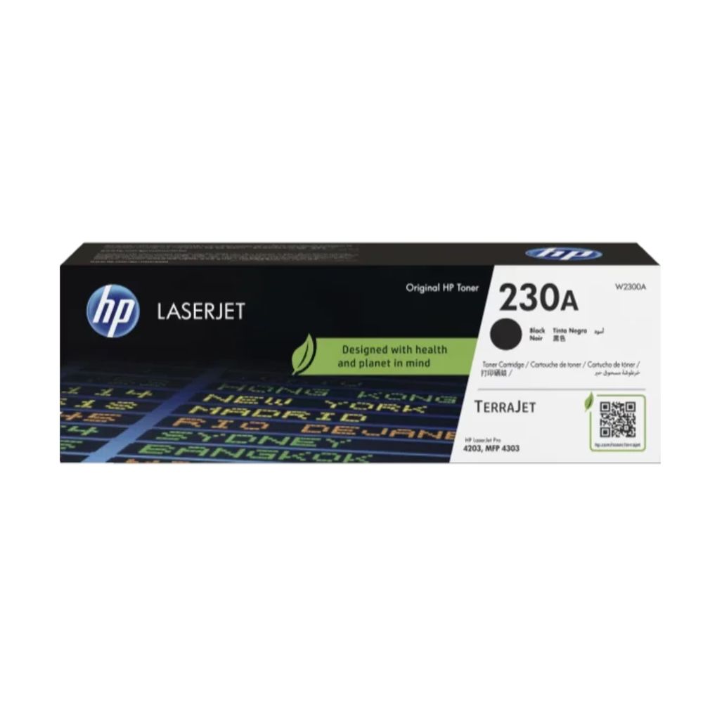 HP 230A Black Original LaserJet Toner Cartridge - W2300A