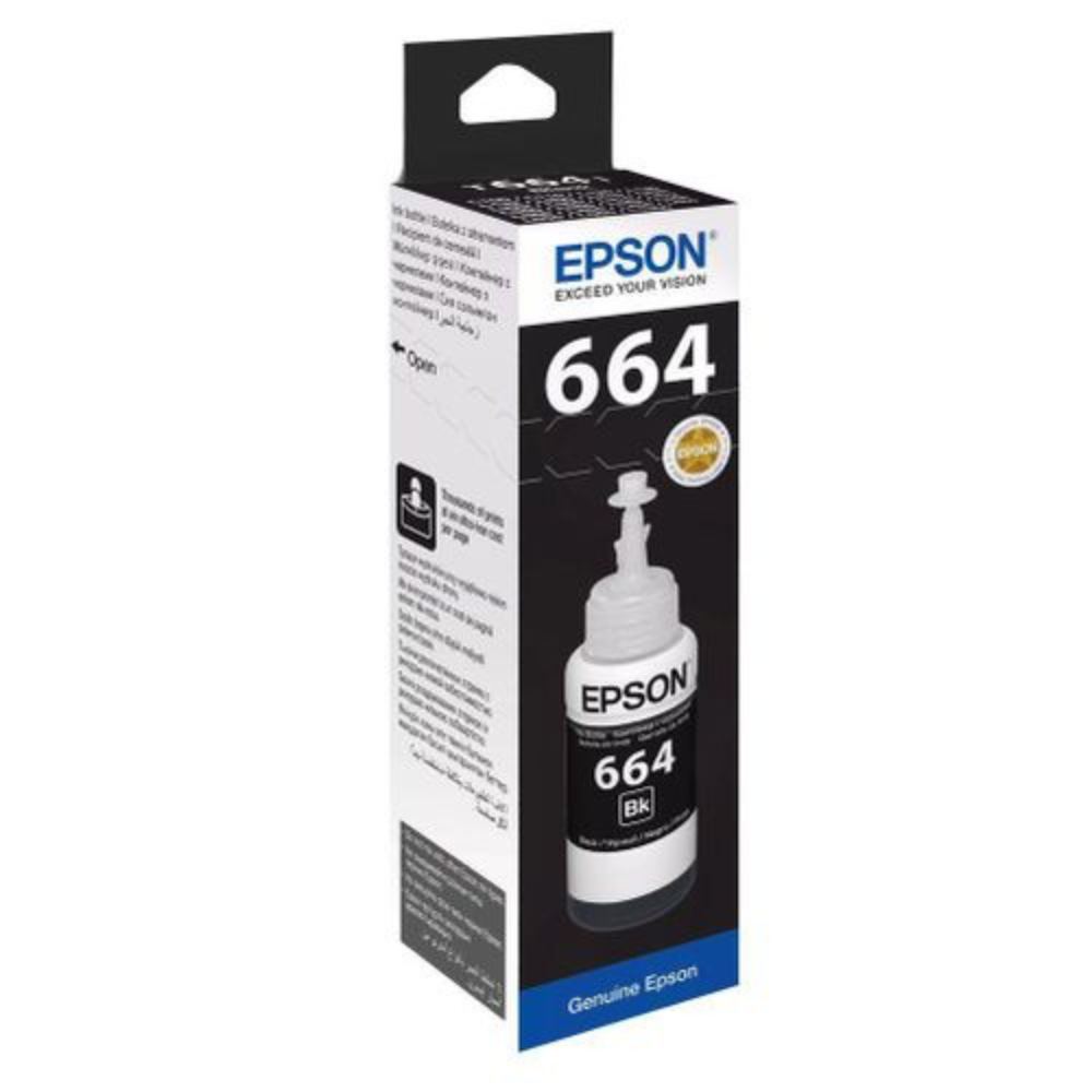 Epson T6641 Black Ink Bottle 70ml