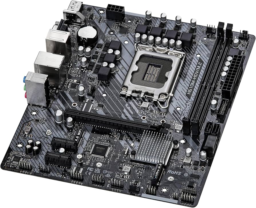 Custom Gaming Desktop PC, ASRock H610M-HDV M.2 R2.0 Motherboard, Intel Core i5-12400F Processor, DeepCool AG300 92mm CPU Air Cooler, TeamGroup T-Force Delta RGB 16GB (2x8GB) DDR4 3200MHz RAM White, MSI GeForce RTX 4060 VENTUS 2X White 8GB OC G3
