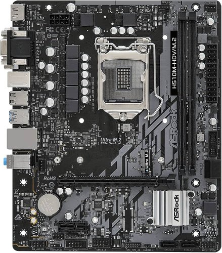 Custom Gaming Desktop PC, ASRock H610M-HDV M.2 R2.0 Motherboard, Intel Core i5-12400F Processor, DeepCool AG300 92mm CPU Air Cooler, TeamGroup T-Force Delta RGB 16GB (2x8GB) DDR4 3200MHz RAM Black, Kingston NV2 1TB PCIe NVMe M.2 SSD, ASUS Dual