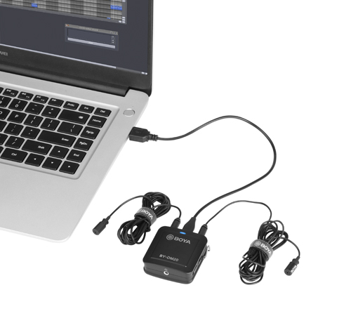 BOYA BY-DM20 Dual-Channel Recording Kit3