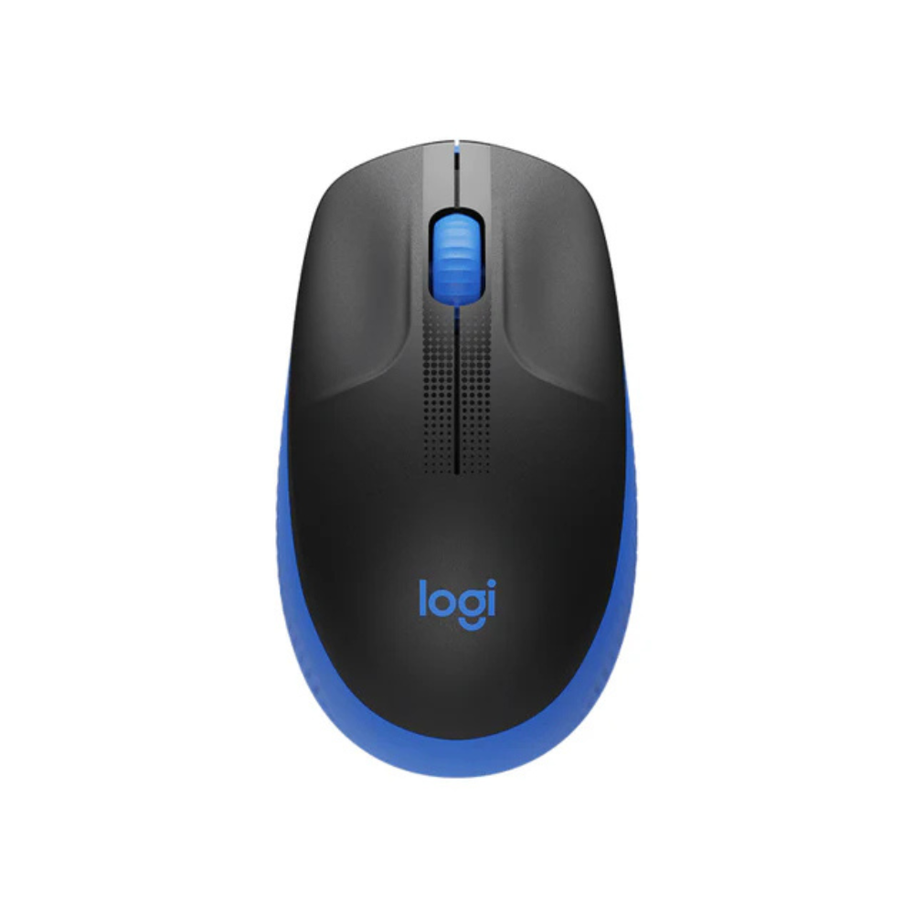 Logitech M191  Full Size Wireless Mouse-Blue-910-5909