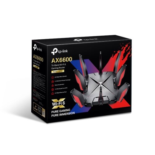 TP-Link Archer GX90 AX6600 Tri-Band Wi-Fi 6 Gaming Router0