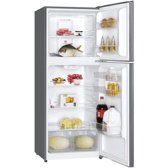 Beko BAD532 KE 248L Double Door Fridge – Inox, Direct Cool0