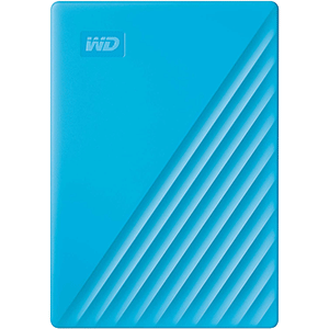 WD My Passport 4TB External Hard Drive Sky Blue (WDBPKJ0040BBL-WESN)