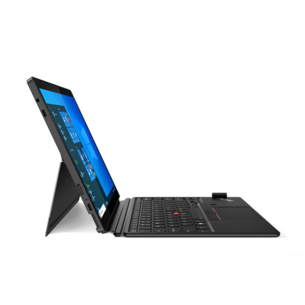 Lenovo ThinkPad X12 Detachable, Intel Core i5-1130G7, 8GB LPDDR4x 4266 (Soldered Memory), 512GB SSD M.2 2242 PCIe 3.0x4 NVMe, Windows 10 Pro, 12.3