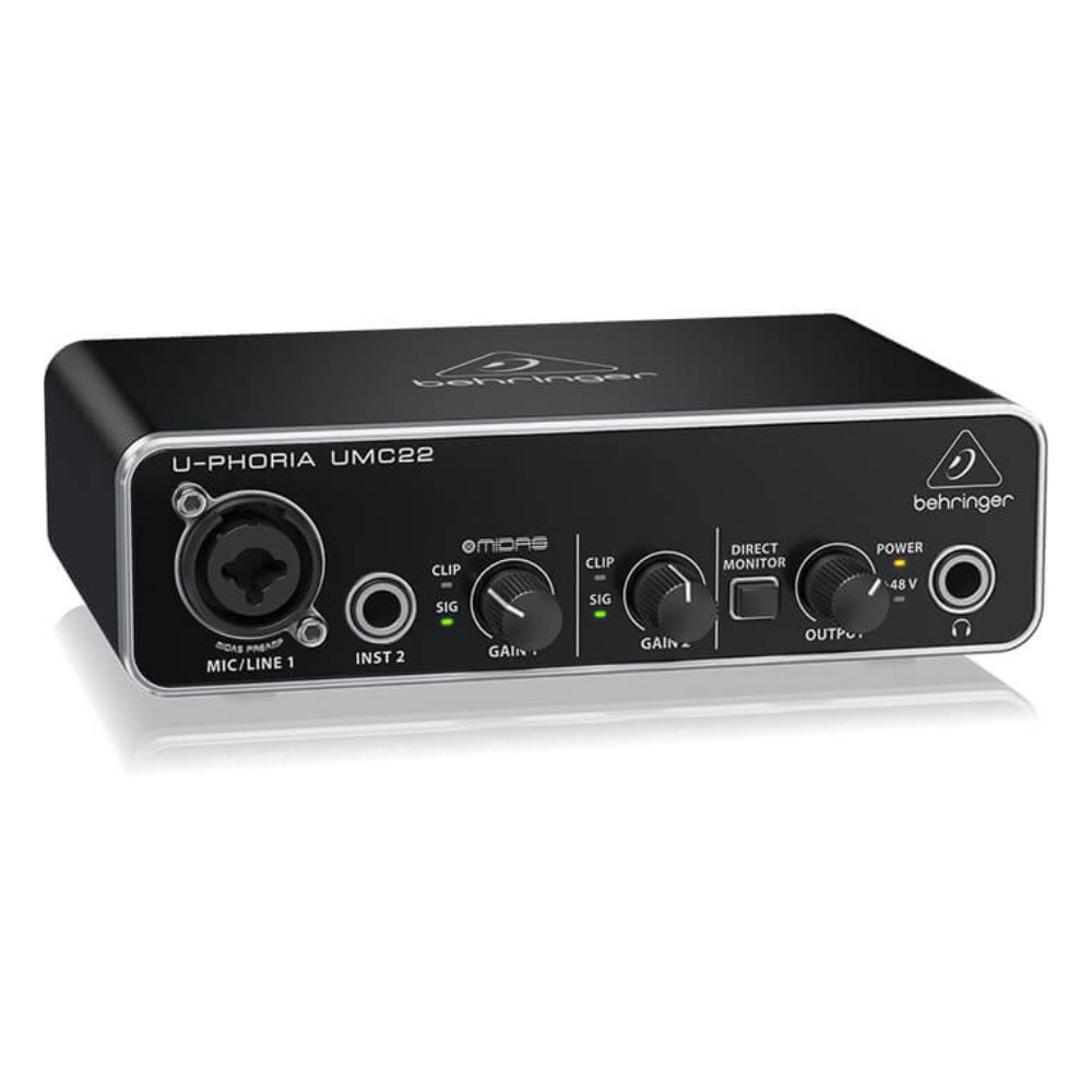 Behringer UMC 22 U-Phoria 2x2 USB Audio Interface