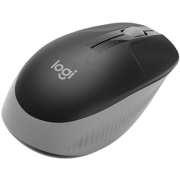 Logitech Wireless Mouse Full Size M190 - Mid Grey (910-005906)2