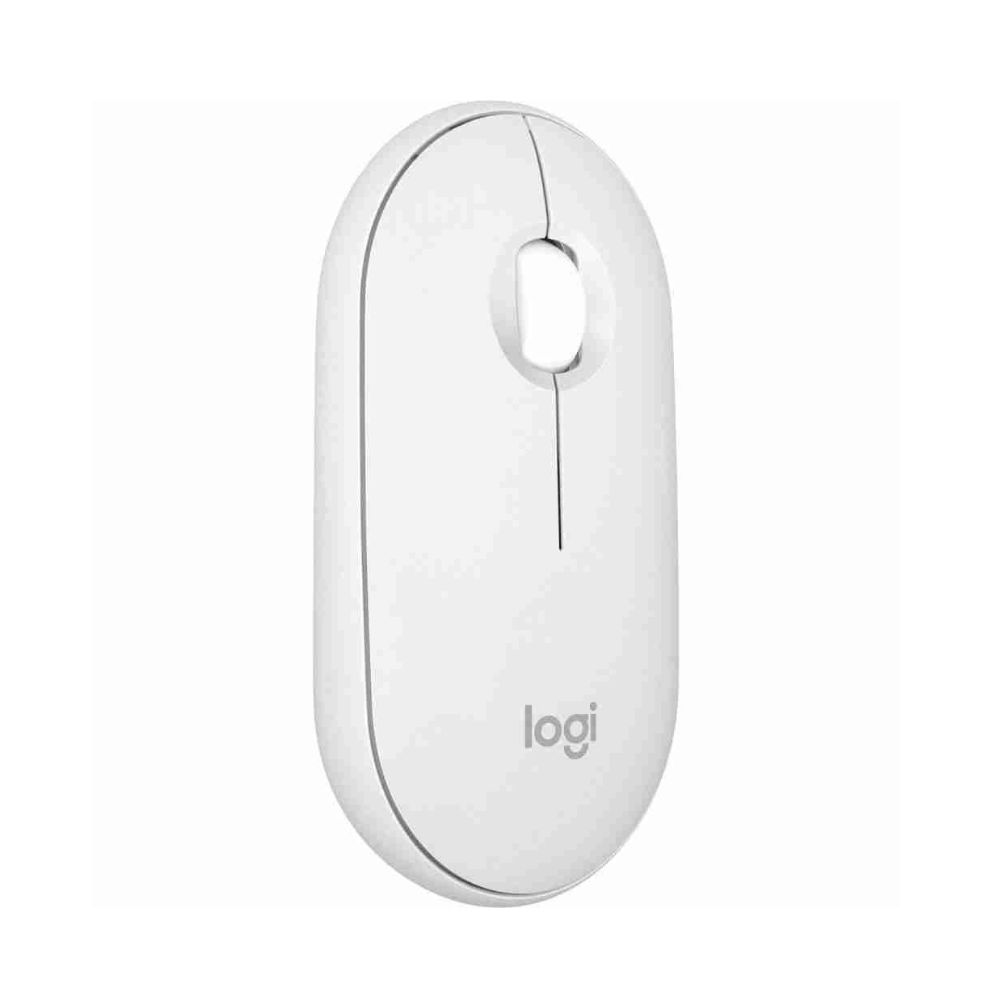Logitech M350s Pebble Bluetooth Mouse - Tonal White - 910-007013
