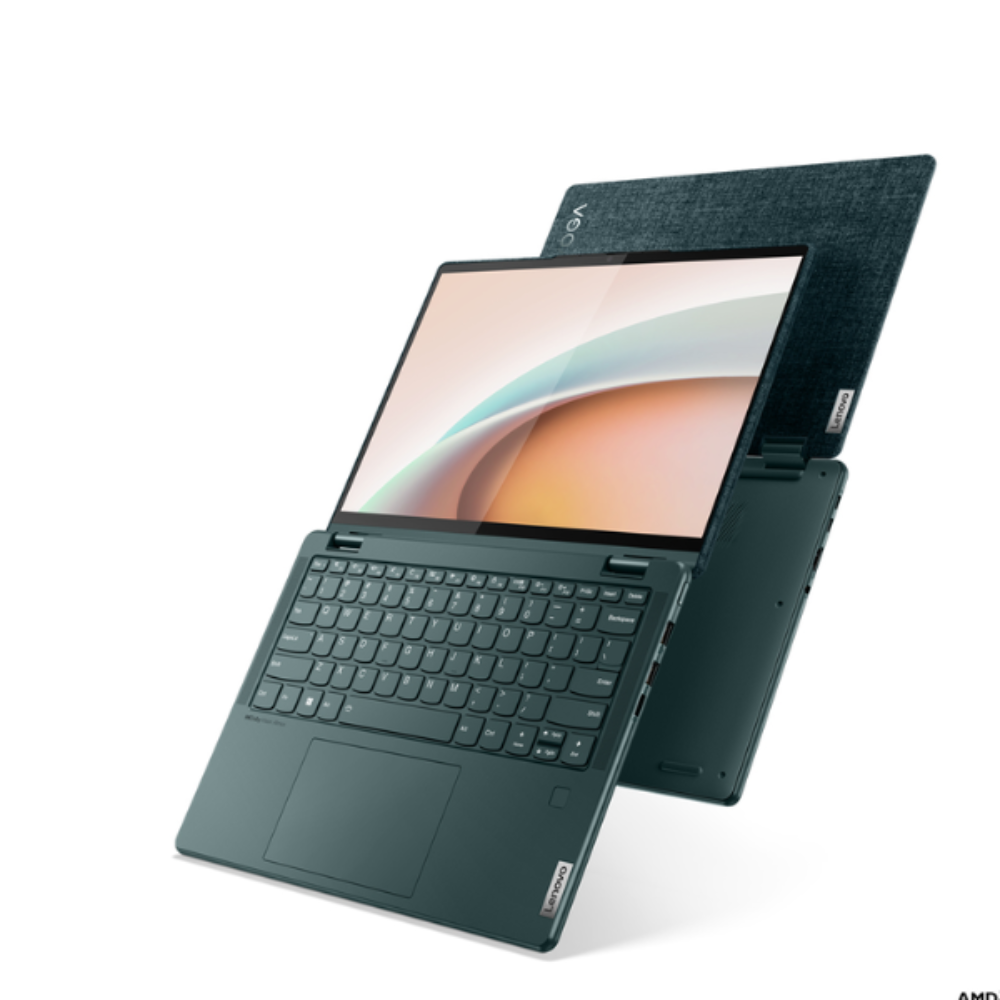  Lenovo Yoga 6 13ALC7, AMD Ryzen 7 5700U, 8GB, 512GB SSD, Windows 11 Home, 13.3″ WUXGA Touch Screen, Digital Pen, Dark Teal – 82UD0050UE4