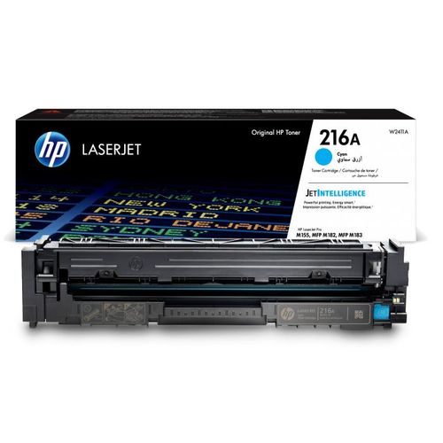 HP 216A Cyan Original LaserJet Toner Cartridge- W2411A