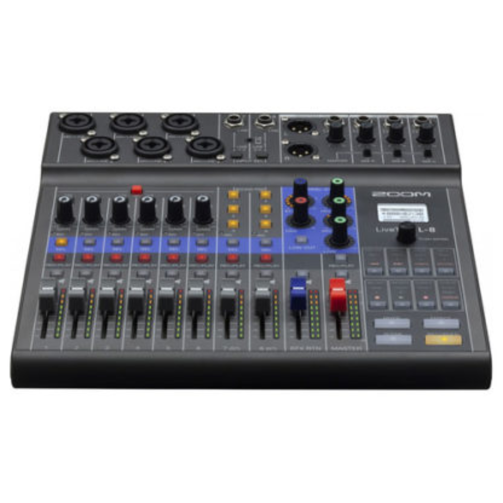 Zoom LiveTrak L-8 Portable 8-Channel Digital Mixer and Multitrack Recorder2