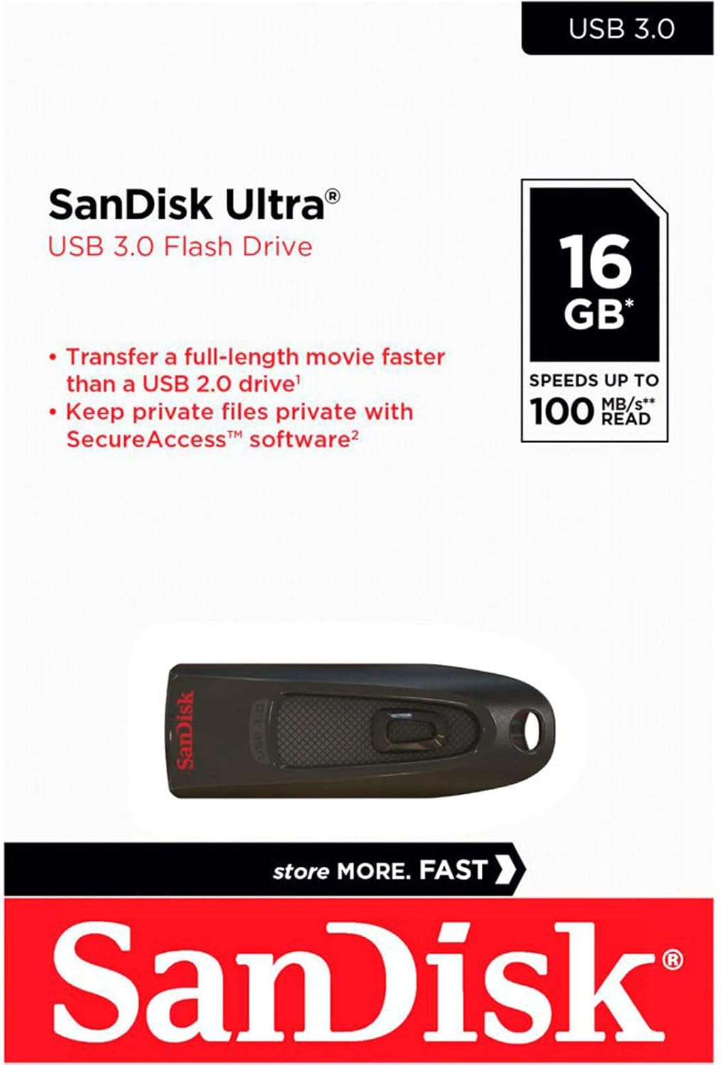SanDisk Ultra 3.0 USB Flash Drive 16GB0