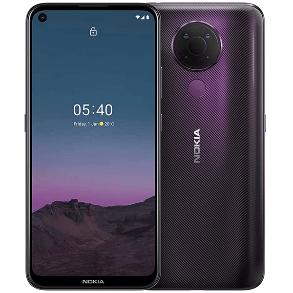 Nokia 5.4 | Android 10 smartphone | 2-day battery | Dual SIM | 4 GB/ 128GB | 6.39-inch screen | 48MP Quad Camera 3