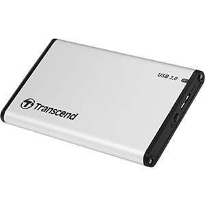 Transcend 2.5” SATA III SSD/HDD Enclosure USB 3.1 Gen 1 (TS0GSJ25S3)