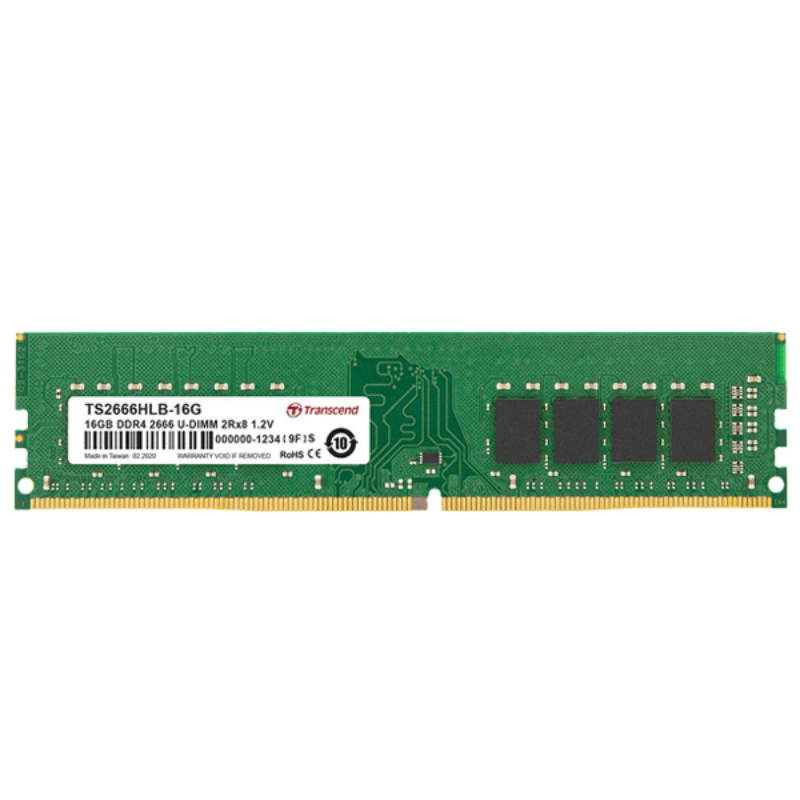 Transcend 16GB DDR4-2666 U-DIMM Desktop RAM (TS2666HLB-16G)4