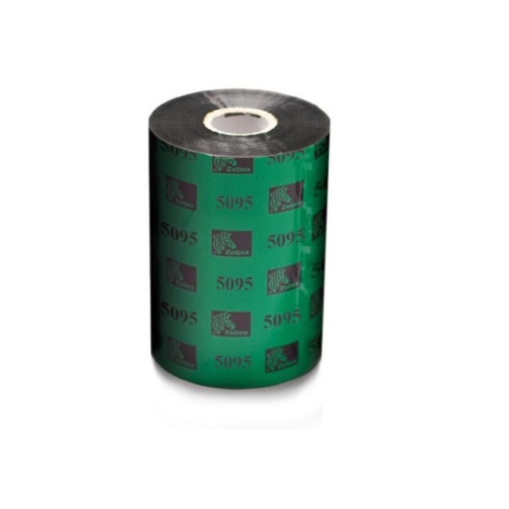  Zebra 05095BK11045 Ribbon 50695 Resin 110mmx 450m, 25mm0