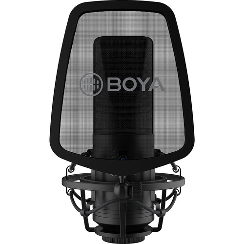 BOYA BY-M1000 Large-Diaphragm Multi-Pattern Condenser Studio Microphone0