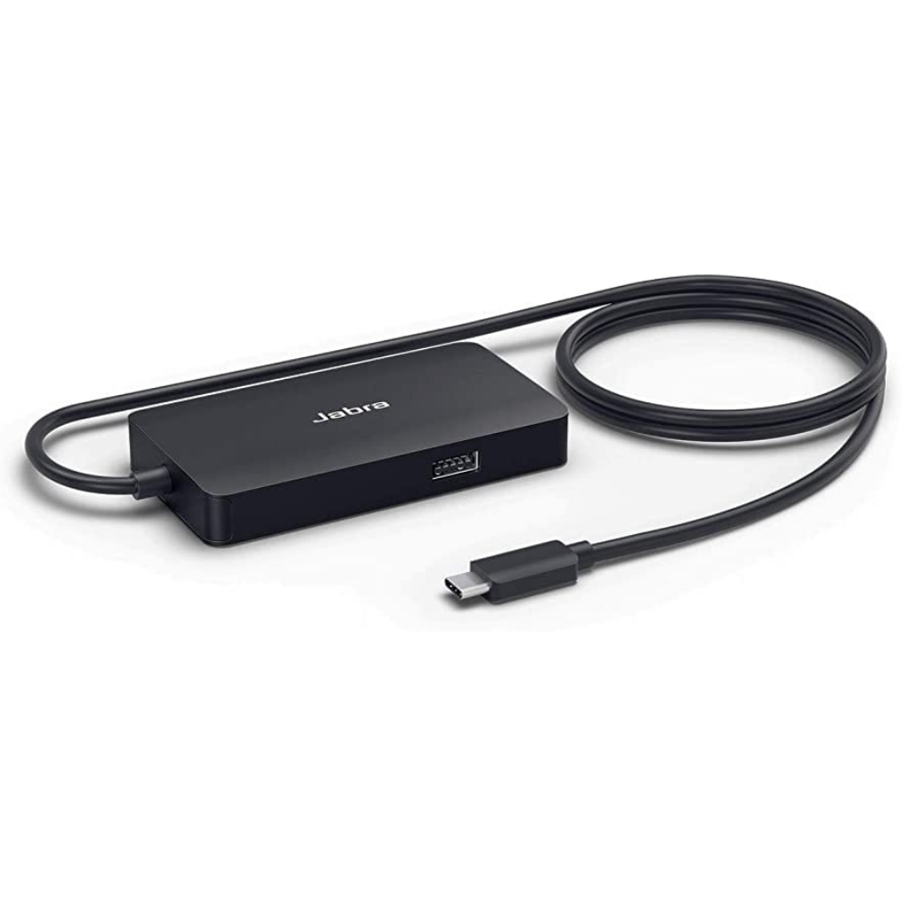 Jabra PanaCast 50 Panoramic 4K Video Bar, 180° View & 8 Microphones Conference Camera, UK Charger - 8200-2374