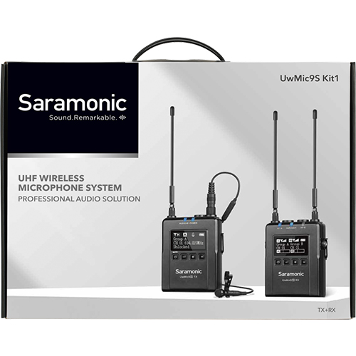 Saramonic UwMic9S Kit1 UHF Wireless Microphone System (TX+RX)0