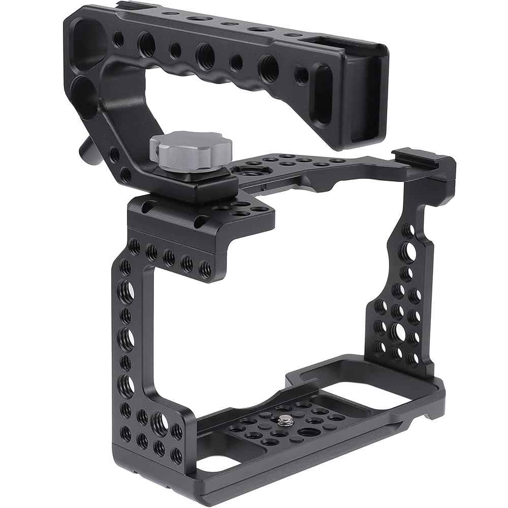 Caisi R50 Camera Cage For Canon EOS R50 with Top Handle0