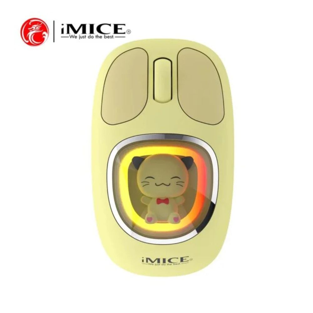 IMICE W540 WIRELESS MOUSE (YELLOW / BLUE)