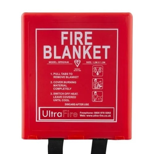 Fire Blanket 1.2m x 1.2m – Quick, Safe Flame Control2