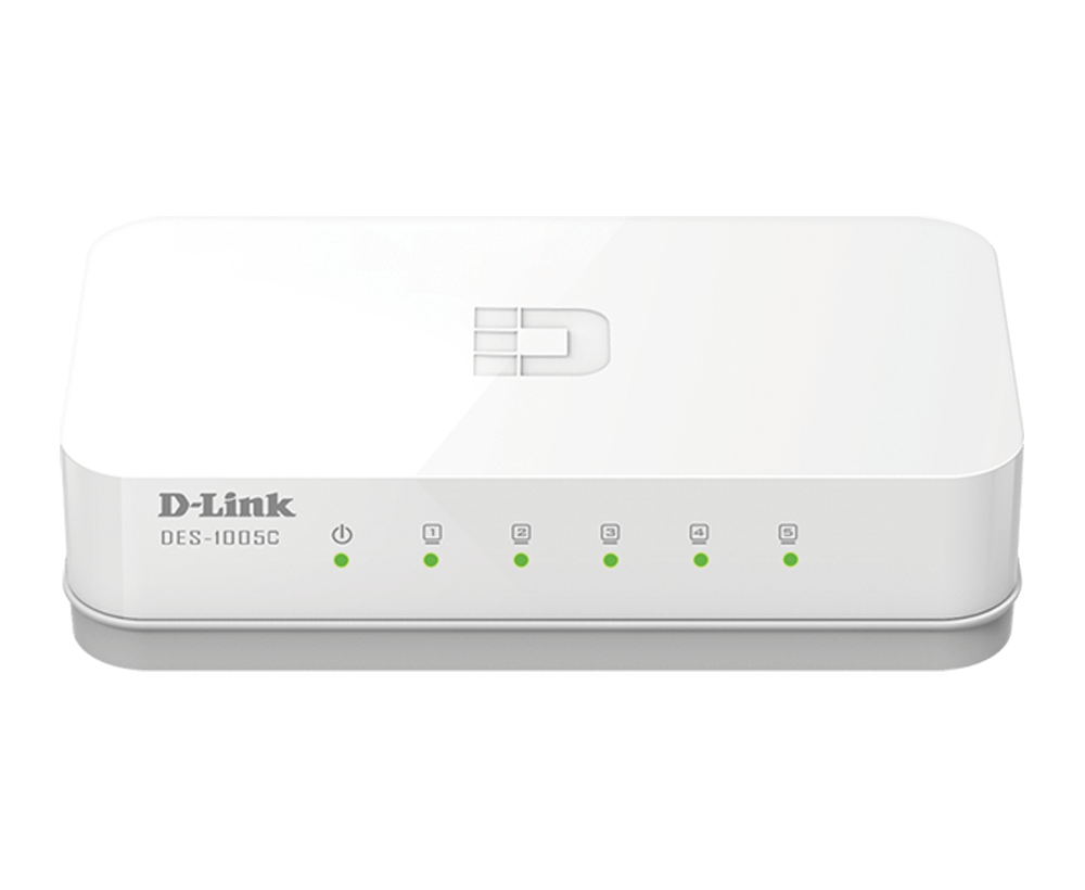 D-Link DES-1005C/B 5 port 10/100Base-T unmanaged switch- DES-1005C/B4