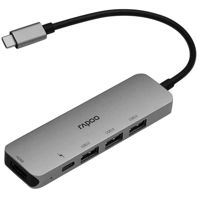 RAPOO XD100C MULTIFUNCTION (5 IN 1) USB ADAPTER 2