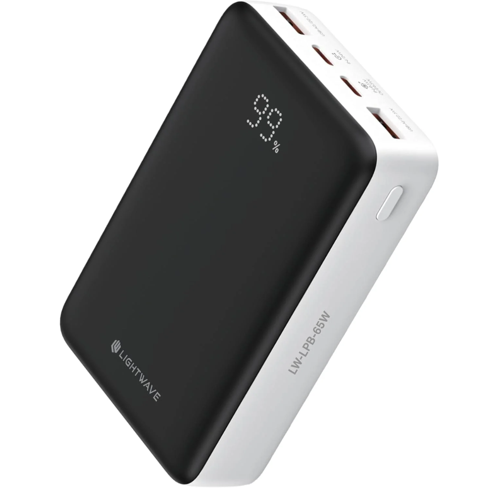 Lightwave 20000mAh Laptop Power Bank-LW-LPB-65W