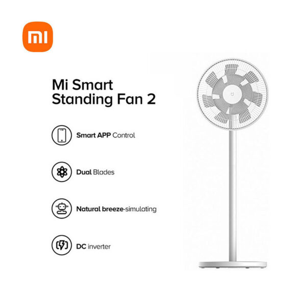 Mi Smart Standing Fan 2 – EU PLUG – White (30663)3