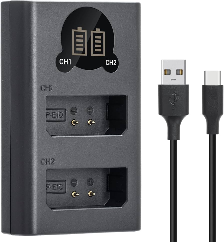 Caisi LP‑E10 Battery Kit for Canon