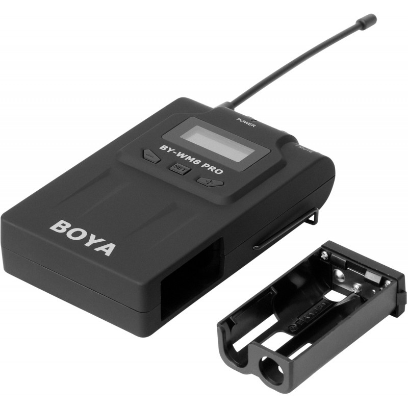 BOYA BY-WM8 Pro-K2 UHF Dual-Channel Wireless Lavalier System (576.4 to 599.9 MHz, 568.6 to 592 MHz)0