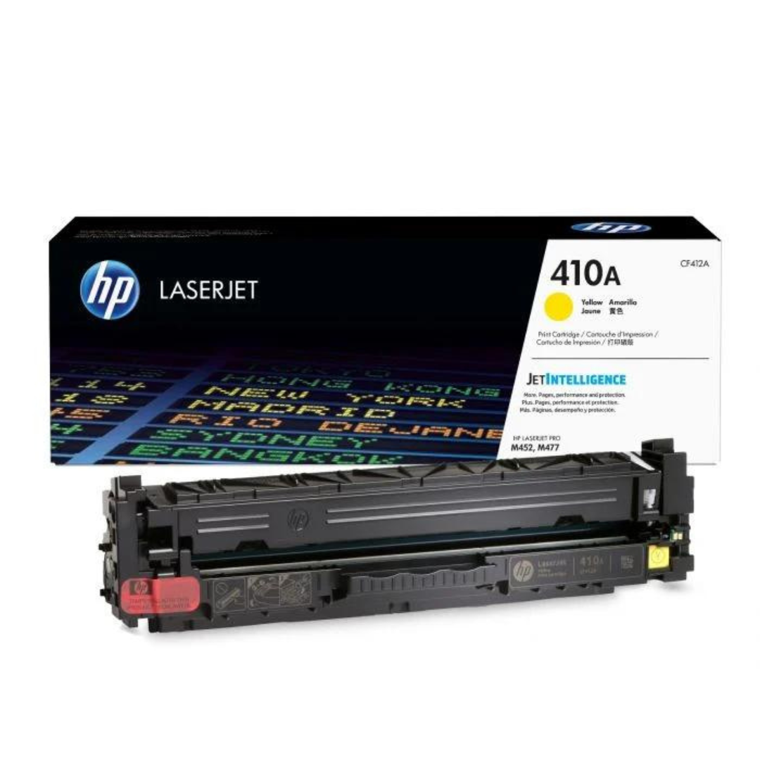HP 410A Yellow Original LaserJet Toner Cartridge- CF412A3