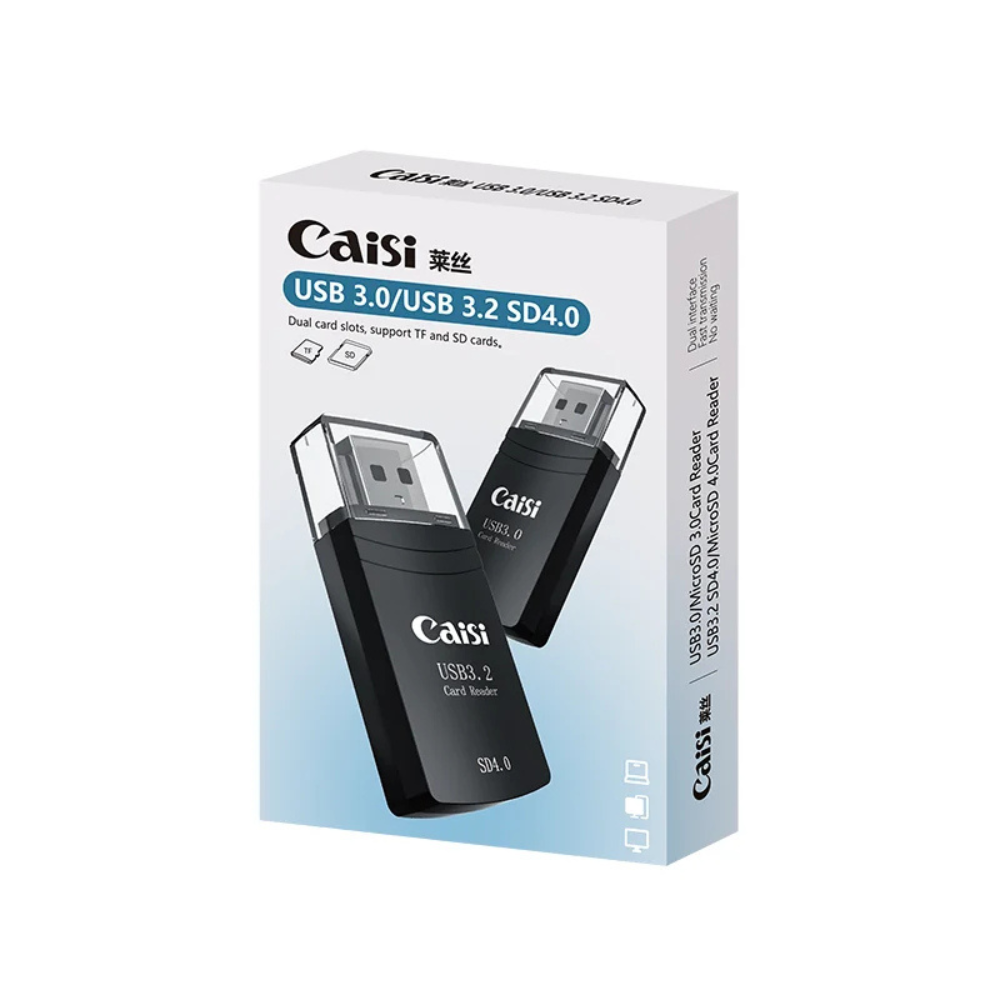 Caisi USB 3.0 Dual-Slot Card Reader3