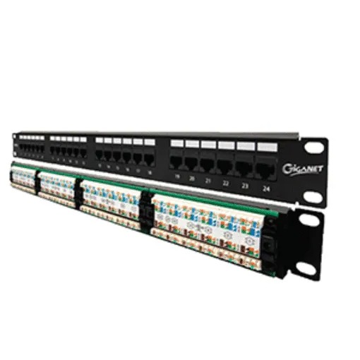 Giganet 24 Port Cat 6 Patch Panel – GN-C6A-UTP-PP-240