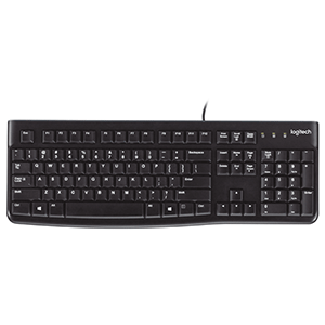 Logitech K120 Keyboard, USB, 920-002508