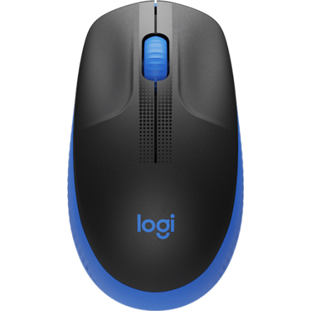 Logitech Wireless Mouse Full Size M190 - Blue (910-005907)2