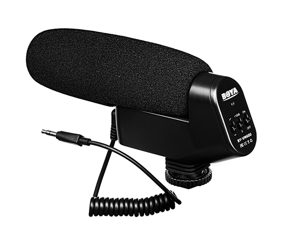 BOYA BY-VM600 Cardioid Directional 3.5mm Condenser On-Camera Shotgun Microphone2