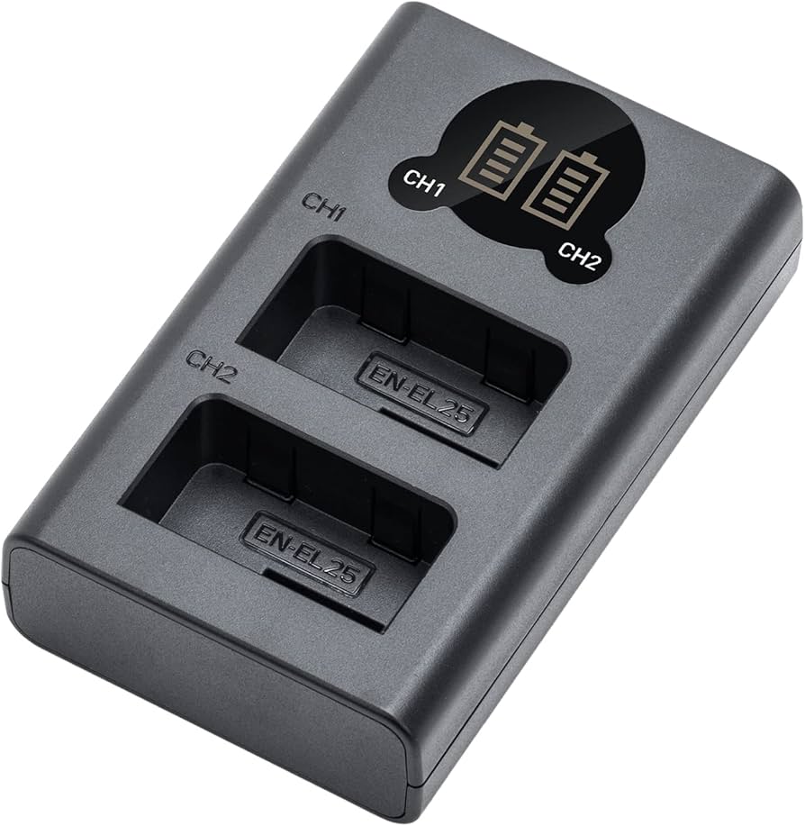 Caisi EN‑EL25 Replacement Battery and USB Charger Set4