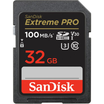 SanDisk 32GB Extreme PRO UHS-I SDHC Memory Card (100mb/s)3
