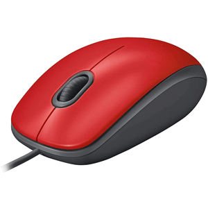 Logitech USB Silent Mouse M110S - Red (910-005489)