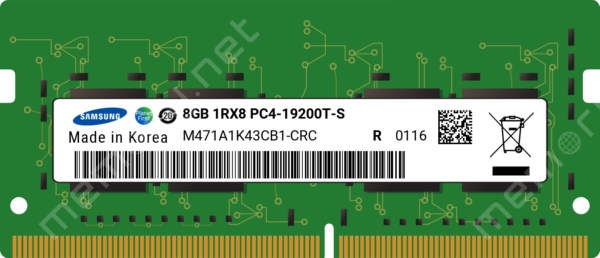 M471A1K43CB1-CRC -Samsung  8 GB  PC4 19200 2400 MHz Laptop Ram0