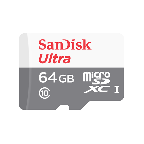 SanDisk MicroSD CLASS 10 100MBPS 64GB with Adapter (SDSQUNR-064G-GN3MA)2