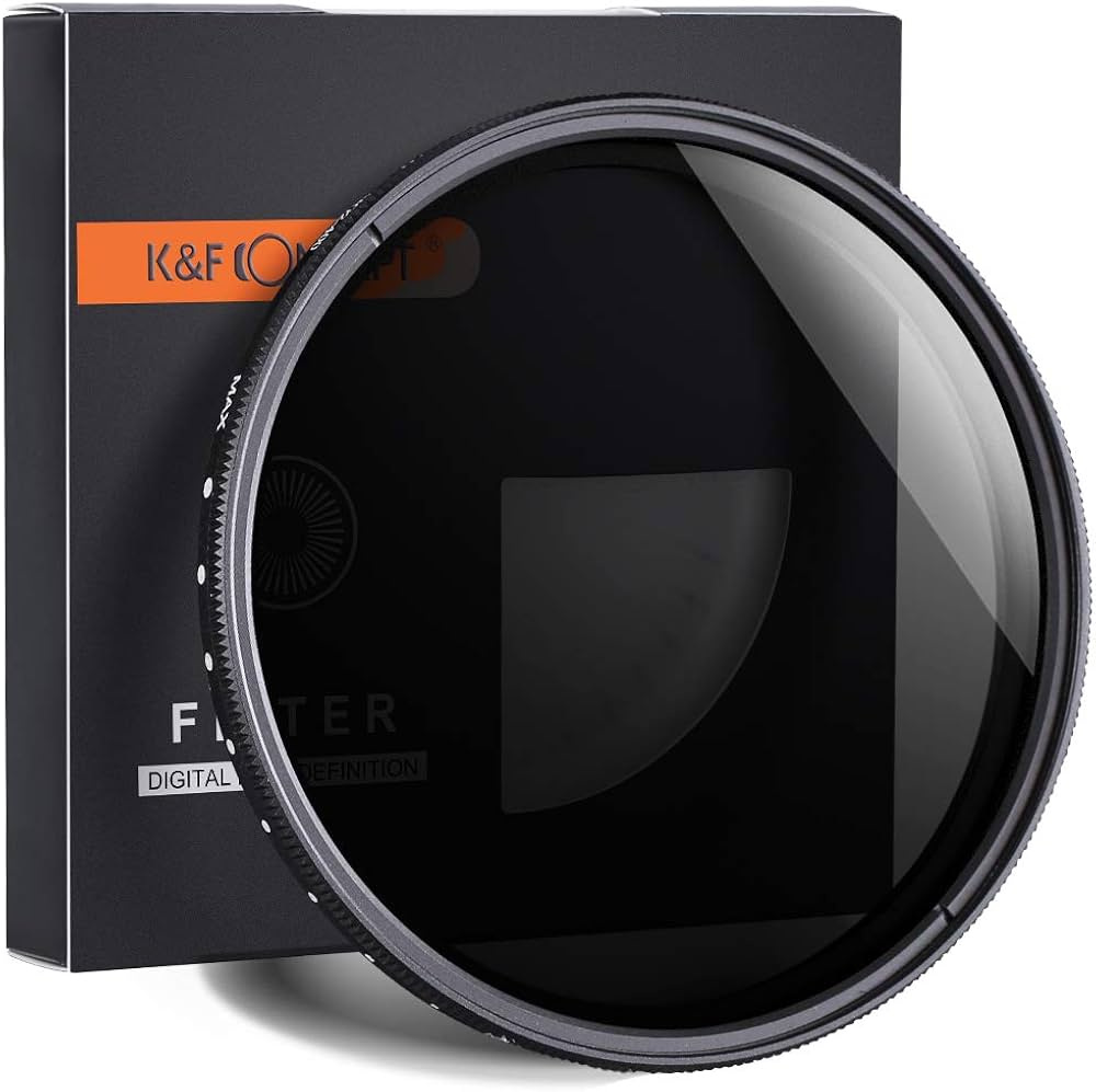 K&F Concept KV34 49mm ND2-ND400 Blue Multi-Coated Variable ND Filter0