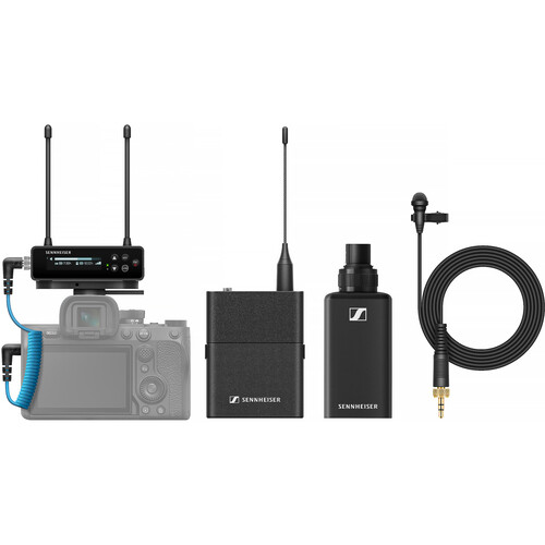 Sennheiser EW-DP ENG SET Camera-Mount Digital Wireless Combo Microphone System (Q1-6: 470 to 526 MHz)0