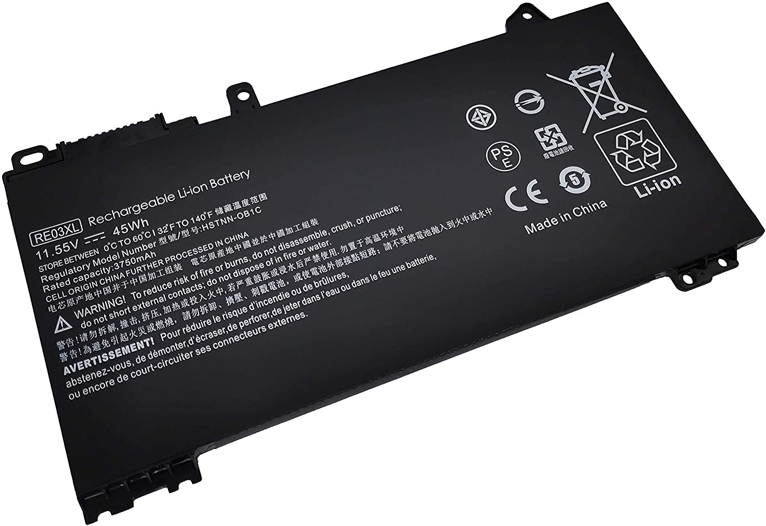 45Wh HP L32407-2C1 L32407-2C2 L32407-541 battery- RE03XL