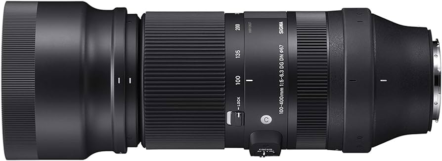 Sigma 100-400mm f/5-6.3 DG DN OS Contemporary Lens for Sony E3