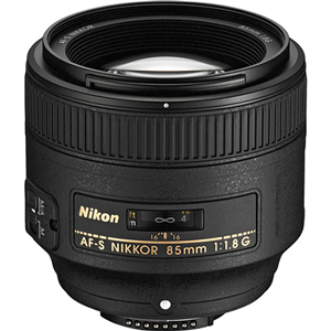 Nikon AF S NIKKOR 85mm f/1.8G Fixed Lens with Auto Focus for Nikon DSLR Cameras
