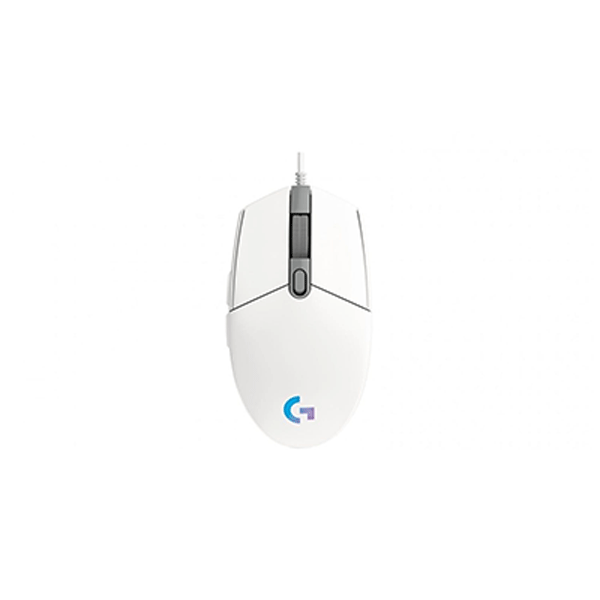 Logitech  LIGHTSYNC Gaming Mouse - White (G203)0